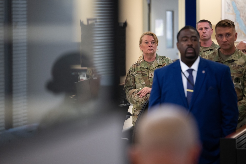 Maj. Gen. Wendy Henke and her team visit Air Force Mortuary Affairs Operations