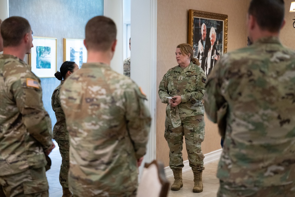 Maj. Gen. Wendy Henke and her team visit Air Force Mortuary Affairs Operations