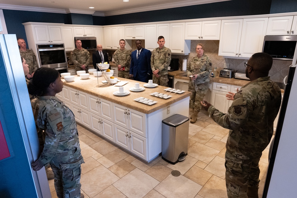 Maj. Gen. Wendy Henke and her team visit Air Force Mortuary Affairs Operations