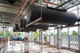 Construction continues at the Louisville VA Medical Center July 10, 2024