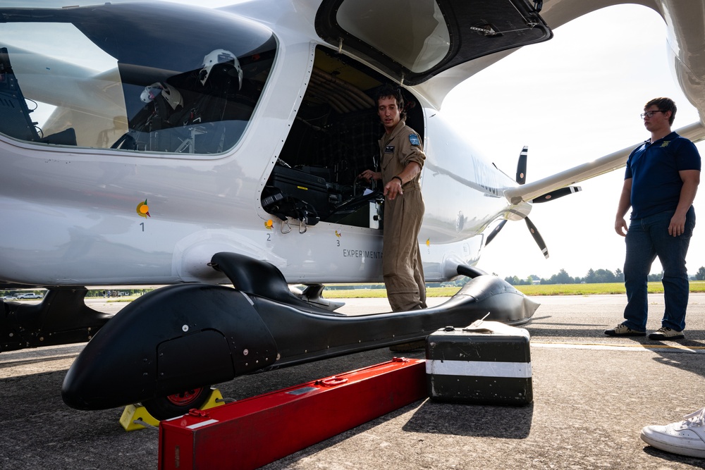 All-electric fixed-wing aircraft delivers cargo to Dover AFB