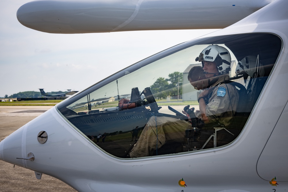 All-electric fixed-wing aircraft delivers cargo to Dover AFB