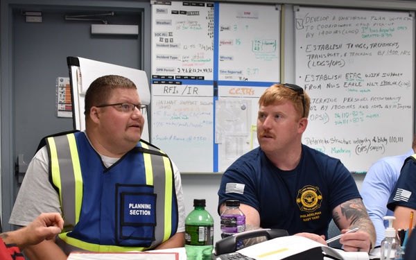 Fire Captains in EOC IMT Training