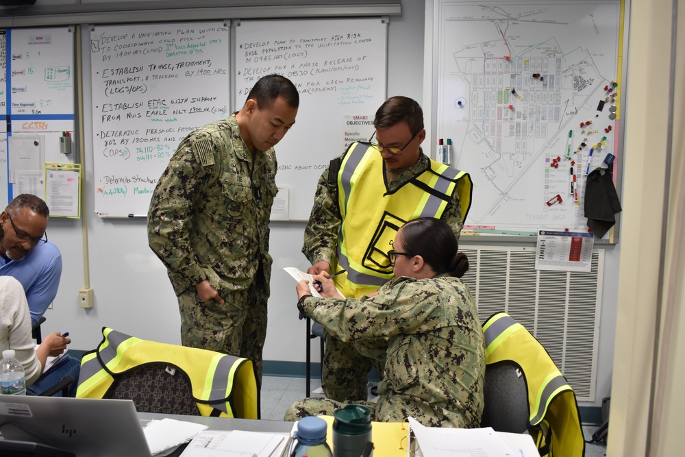 Logistics Team in EOC IMT Training