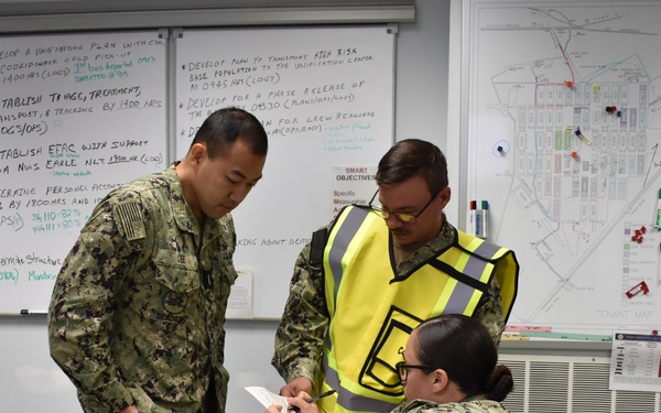 Logistics Team in EOC IMT Training