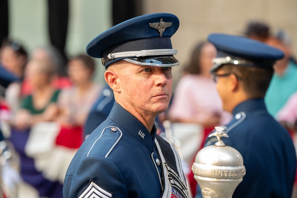 The United States Air Force Band honors Independence Day on TODAY Show