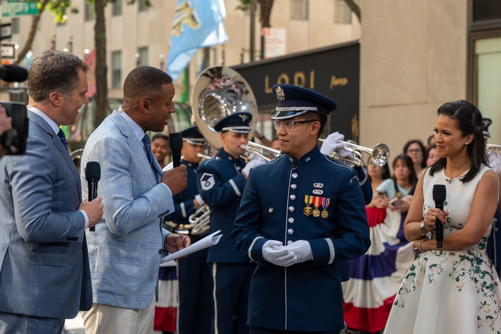 The United States Air Force Band honors Independence Day on TODAY Show