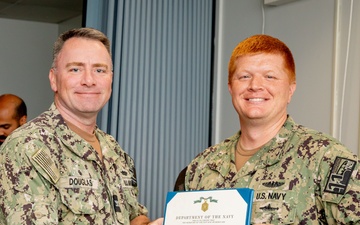 Commander Submarine Squadron 11 Awards-At-Quarters