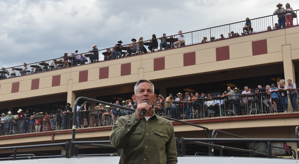 Pikes Peak or Bust Rodeo recognizes military members