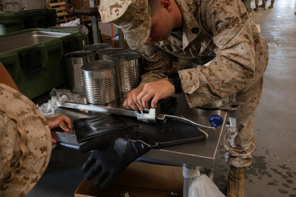 U.S. Marines provide essential nutrients during Integrated Training Exercise 4-24