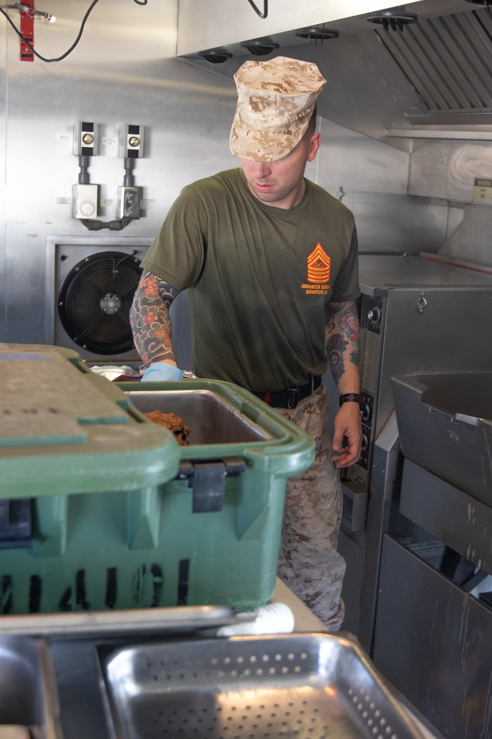 U.S. Marines provide essential nutrients during Integrated Training Exercise 4-24