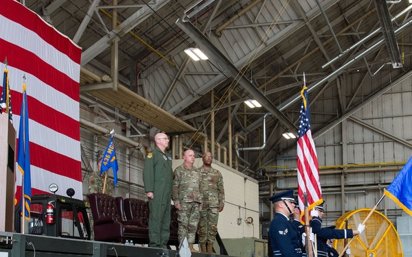 Cage takes command of 436th MGG