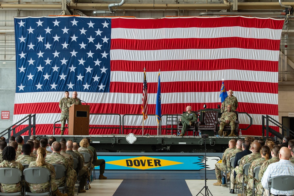 Cage takes command of 436th MGG