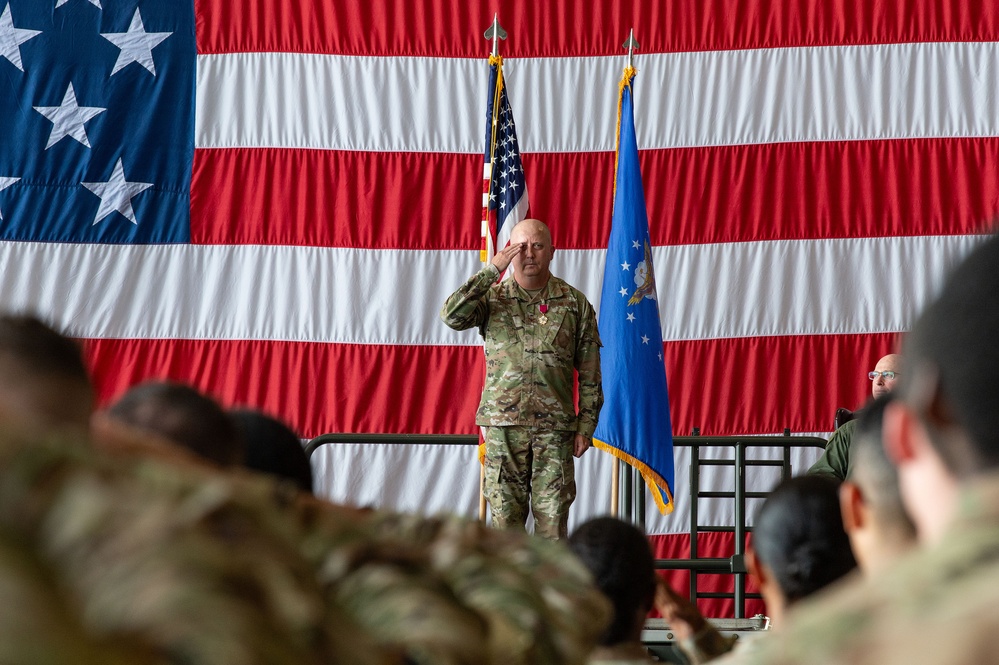 Cage takes command of 436th MGG