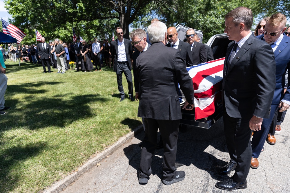Brig. Gen. (Ret.) Travis Acheson burial ceremony