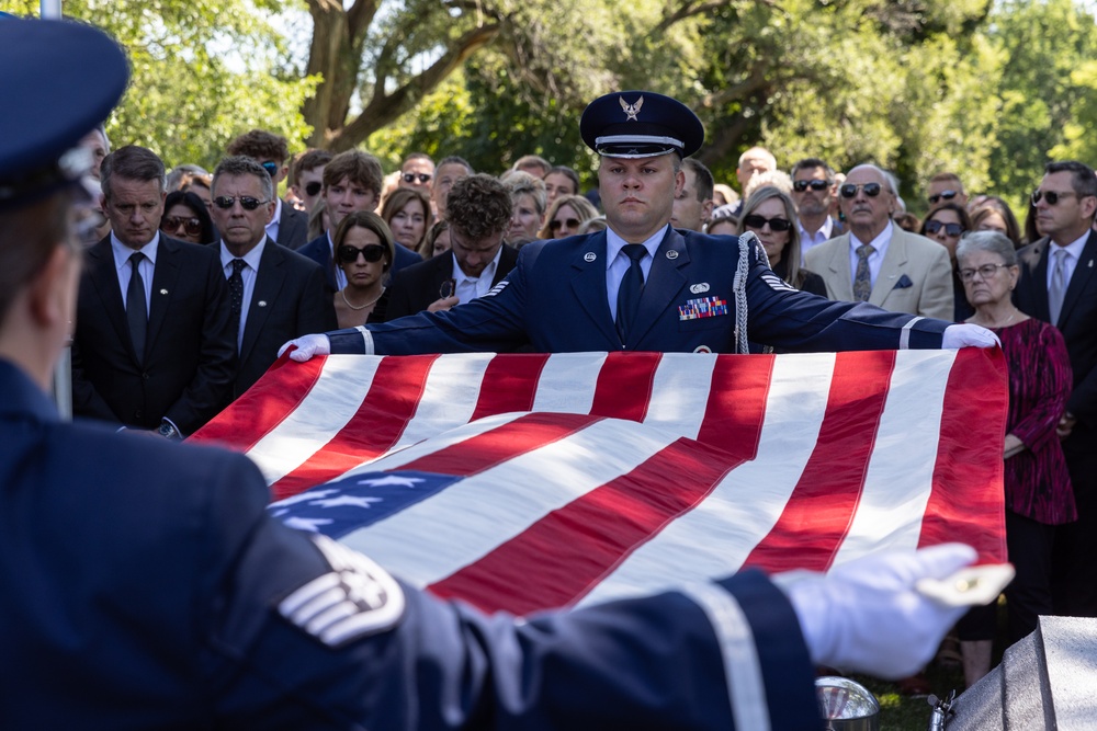Brig. Gen. (Ret.) Travis Acheson burial ceremony