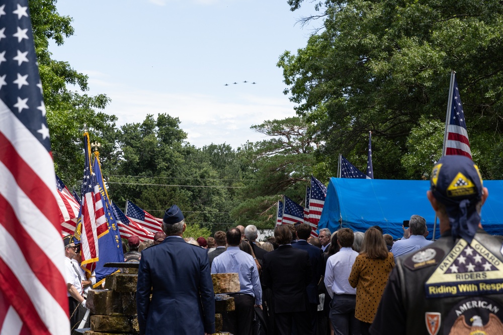 Brig. Gen. (Ret.) Travis Acheson burial ceremony