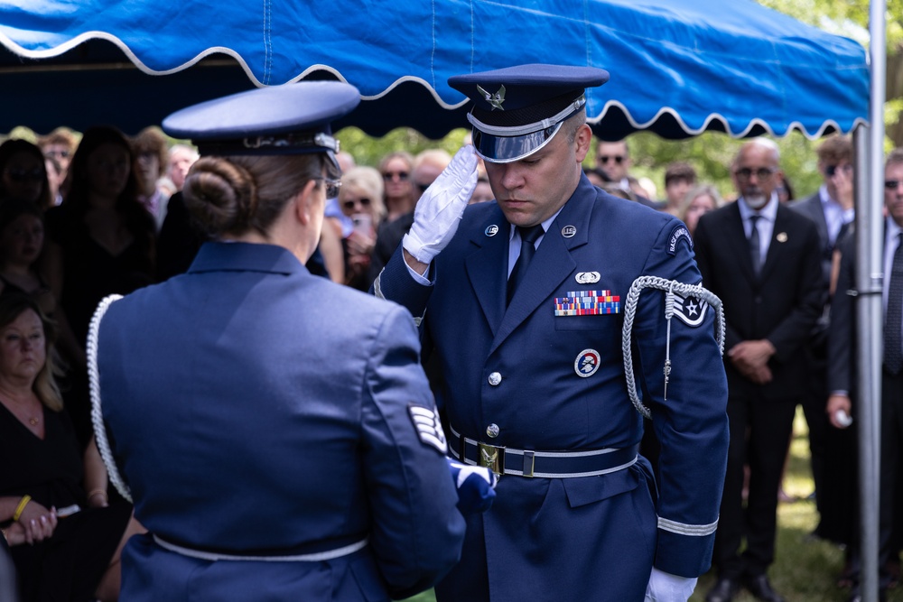 Brig. Gen. (Ret.) Travis Acheson burial ceremony