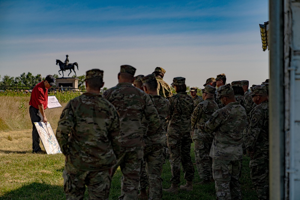 Military Historian trains ARCG leaders at Gettysburg Staff Ride