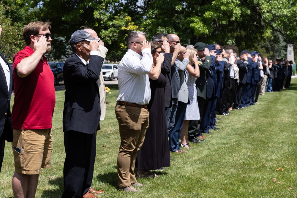 Brig. Gen. (Ret.) Travis Acheson burial ceremony