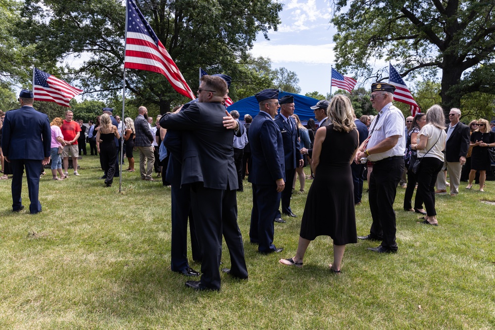 Brig. Gen. (Ret.) Travis Acheson burial ceremony