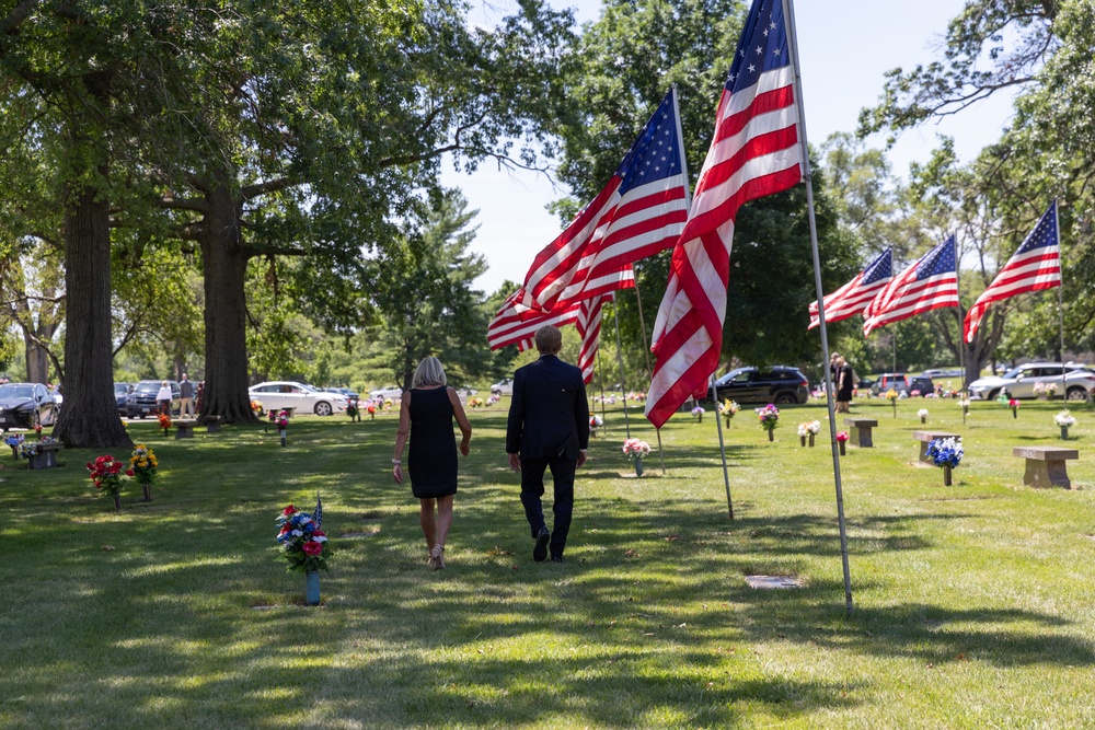 Brig. Gen. (Ret.) Travis Acheson burial ceremony