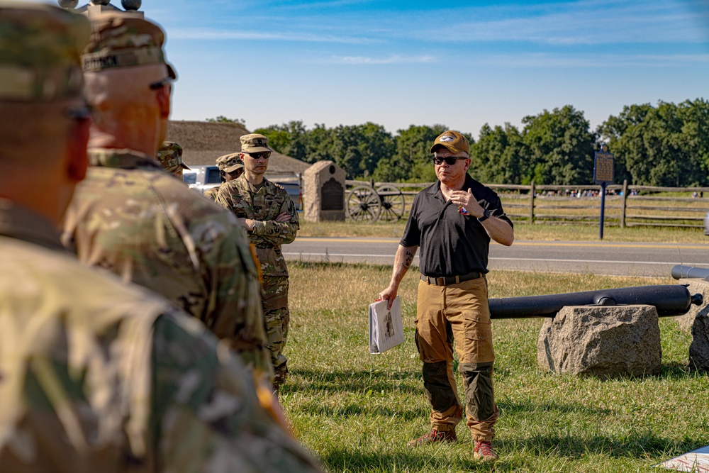 Military Historian trains ARCG leaders at Gettysburg Staff Ride