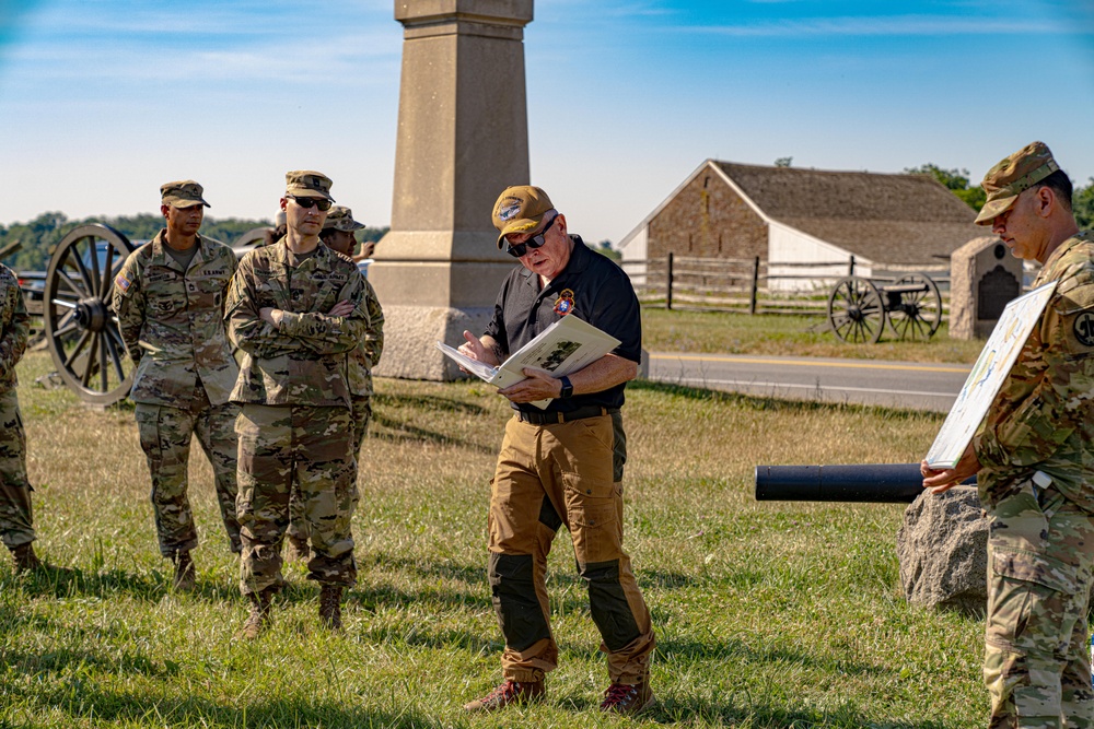 Military Historian trains ARCG leaders at Gettysburg Staff Ride