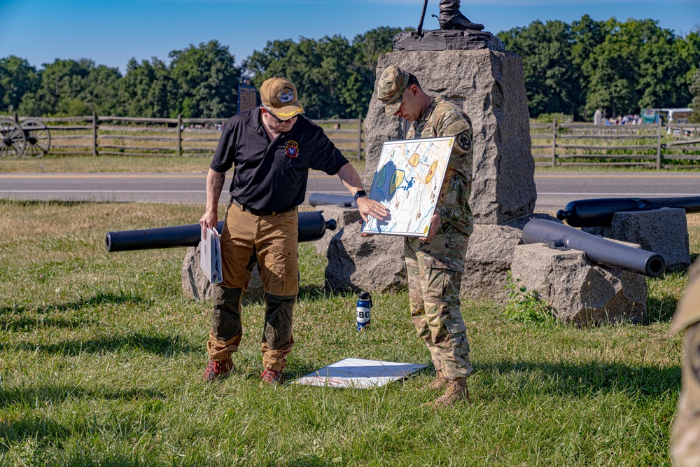 Military Historian trains ARCG leaders at Gettysburg Staff Ride