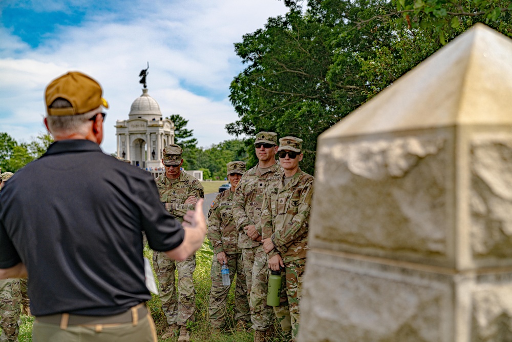 Military Historian trains ARCG leaders at Gettysburg Staff Ride