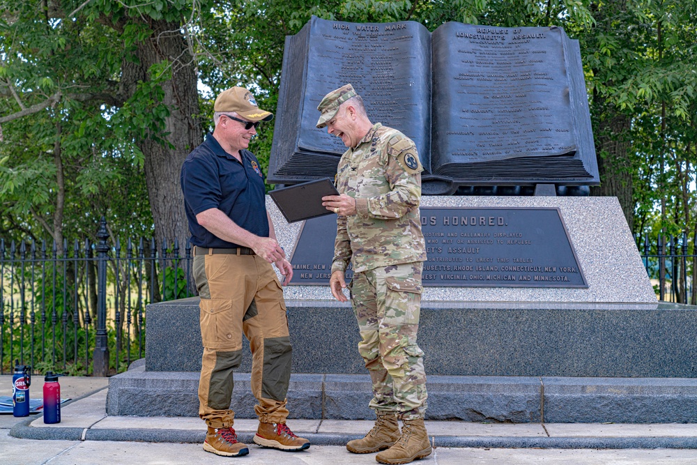 Military Historian recognized for staff ride support