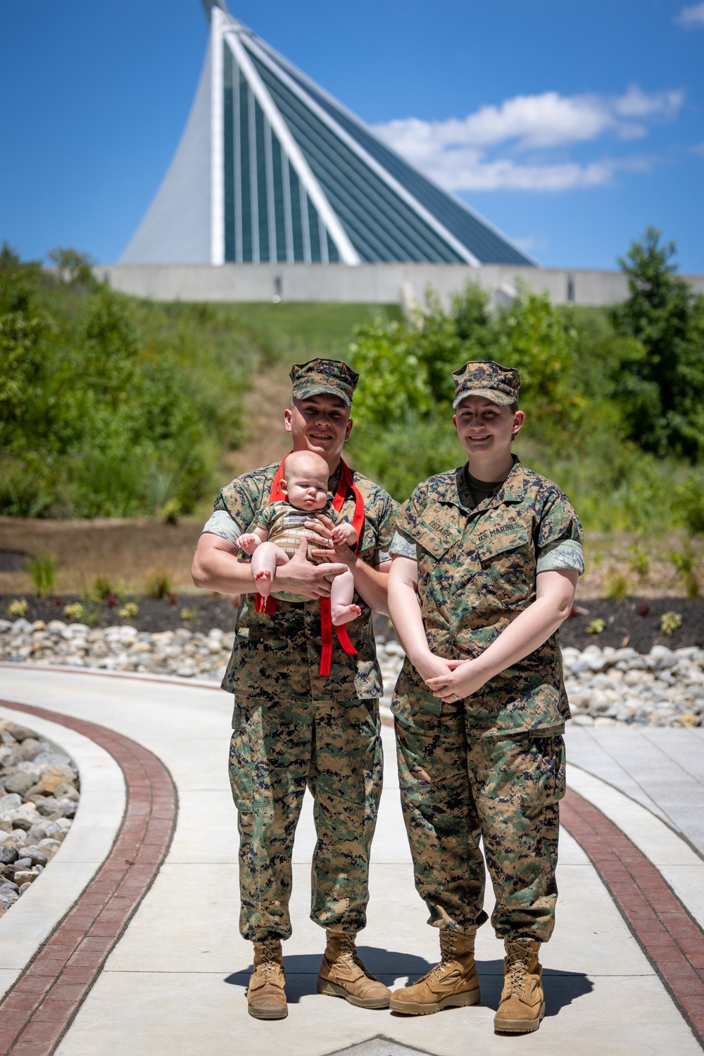 The LeClaire Family Celebrate a Promotion and Reenlistment Ceremony