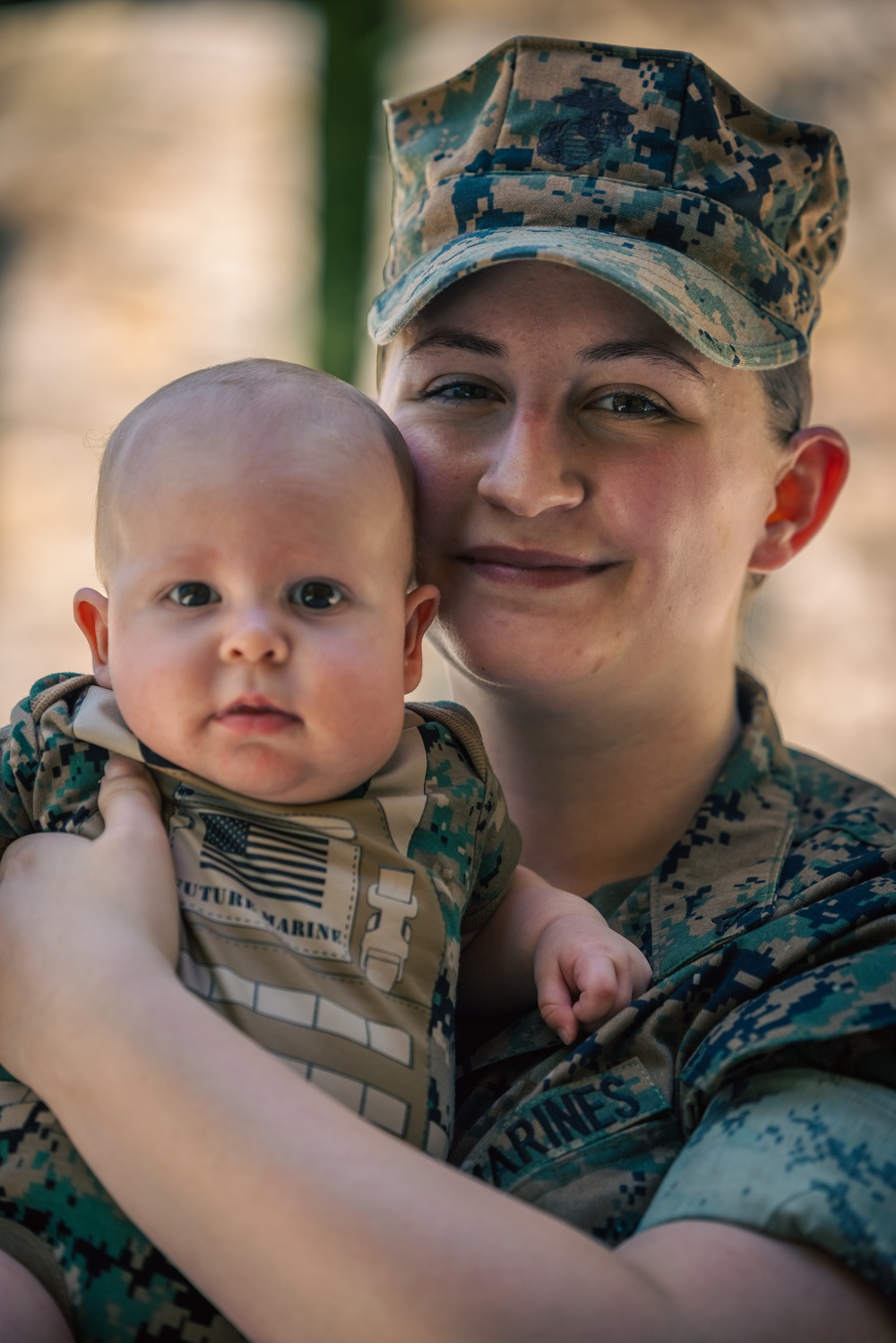 The LeClaire Family Celebrate a Promotion and Reenlistment Ceremony