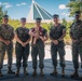 The LeClaire Family Celebrate a Promotion and Reenlistment Ceremony