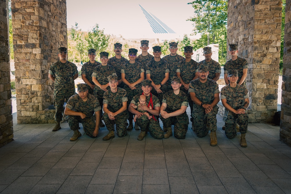 The LeClaire Family Celebrate a Promotion and Reenlistment Ceremony