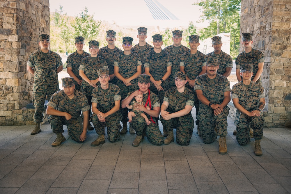 The LeClaire Family Celebrate a Promotion and Reenlistment Ceremony