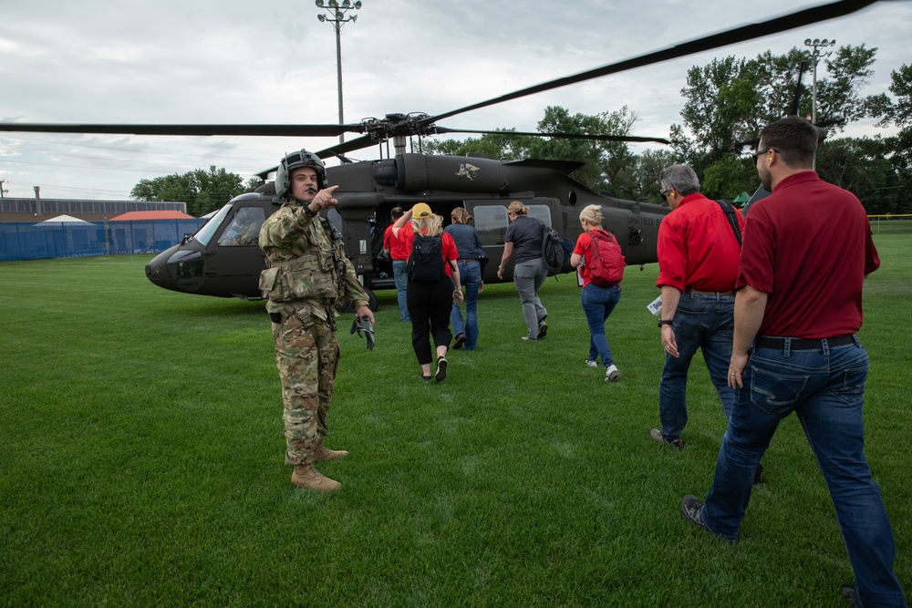 Iowa Governor and FEMA Administrator tour flood-impacted areas of Iowa