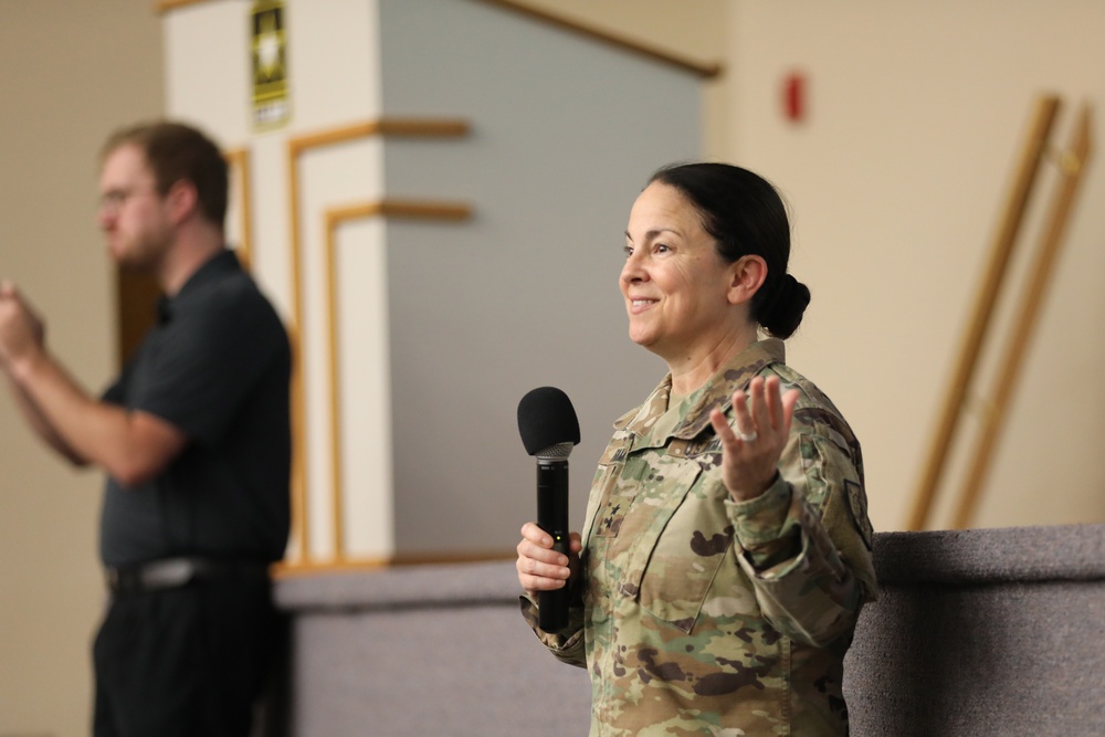 Rampy hosts first HRC town hall after taking command