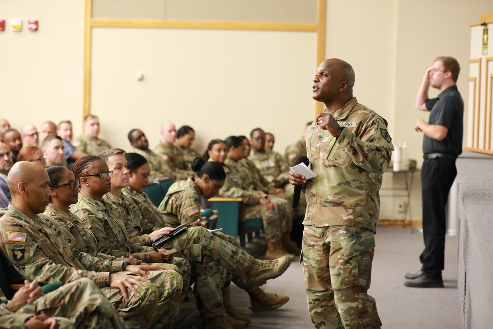 Rampy hosts first HRC town hall after taking command