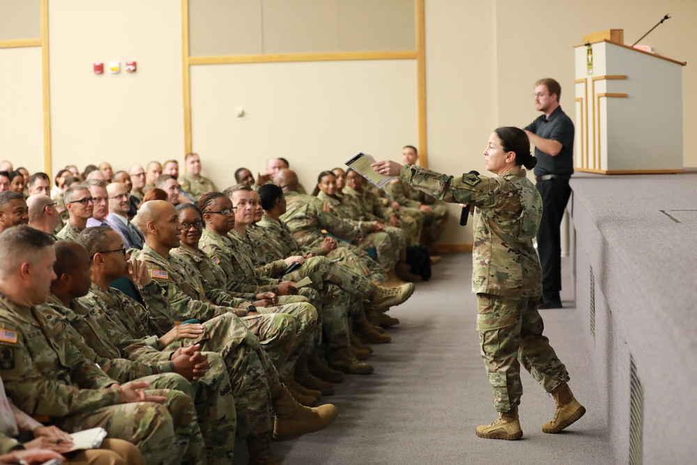 Rampy hosts first HRC town hall after taking command