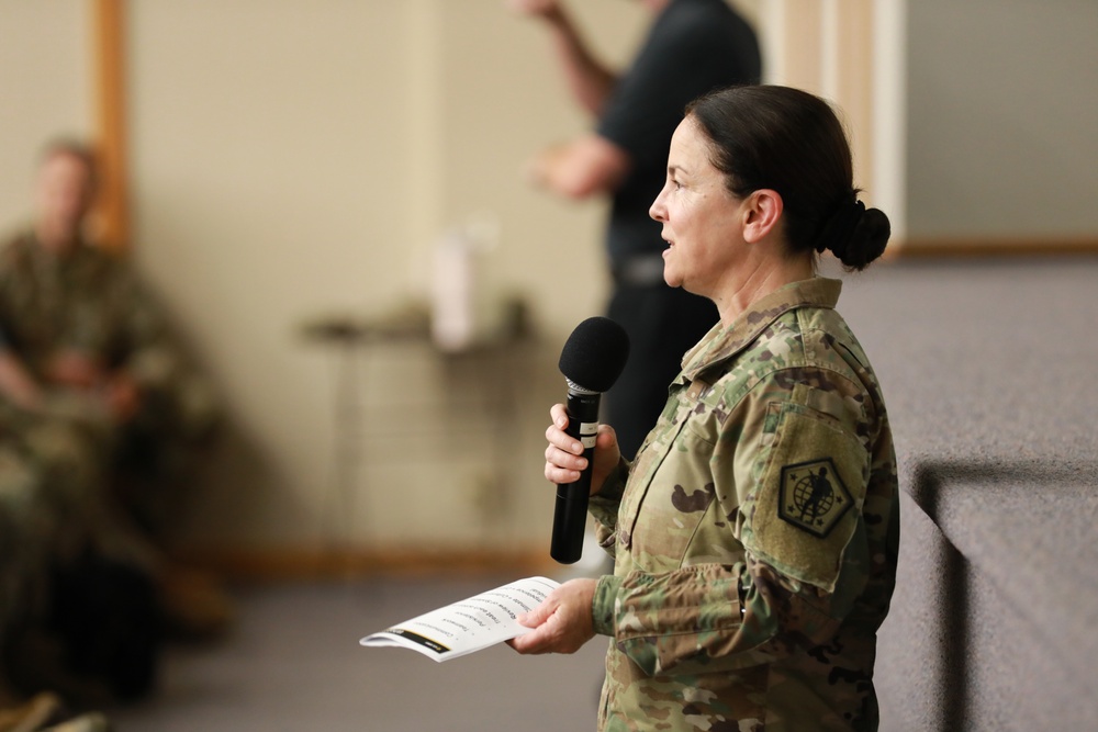 Rampy hosts first HRC town hall after taking command