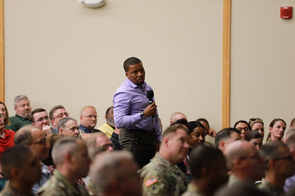 Rampy hosts first HRC town hall after taking command