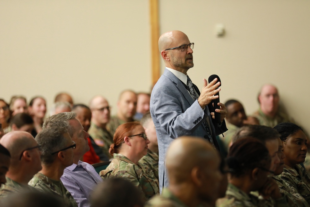 Rampy hosts first HRC town hall after taking command