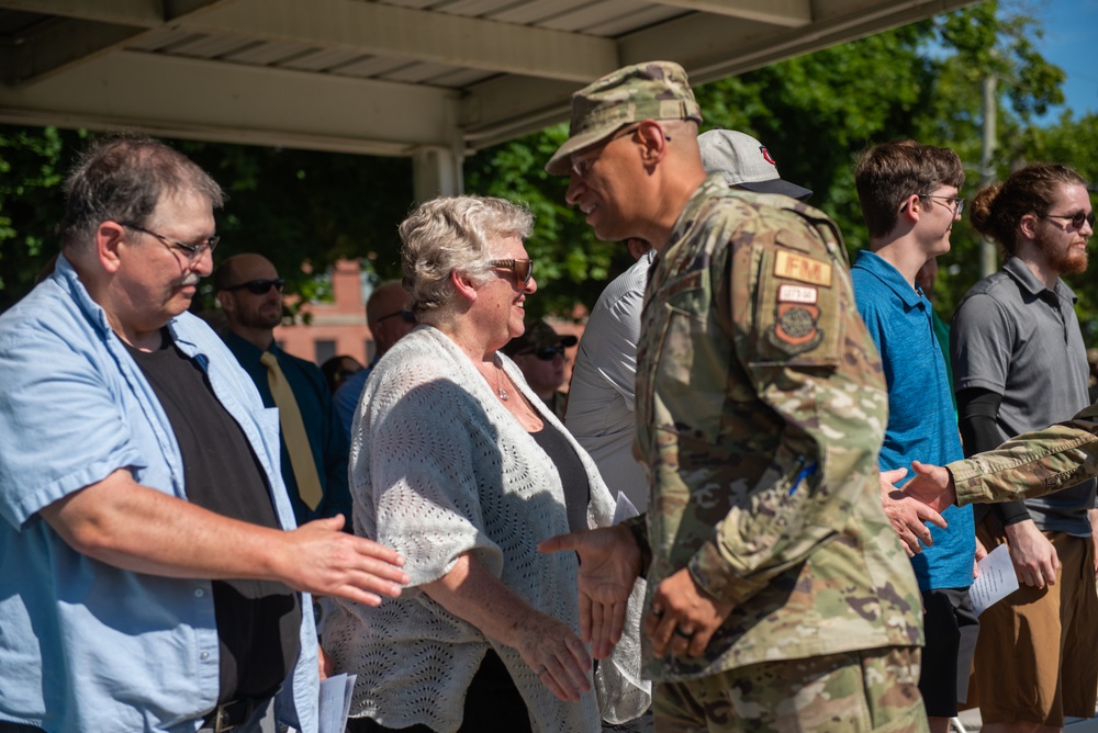 87th WSA Change of Command