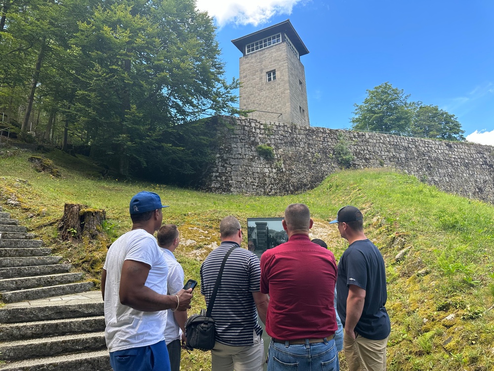 JMTG-U/Task Force Thunder Visits Flossenburg Concentration Camp Museum