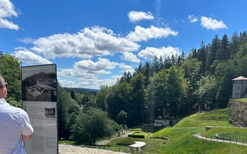 JMTG-U/Task Force Thunder Visits Flossenburg Concentration Camp Museum