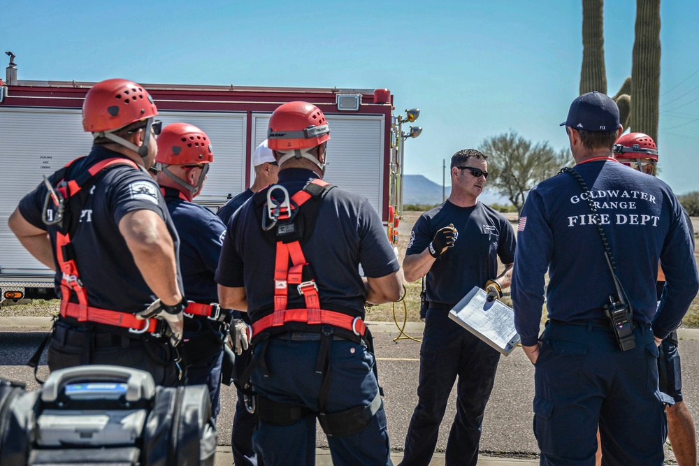 Air Force Contracted Fire Department Lends Helping Hand to Gila Bend Emergencies