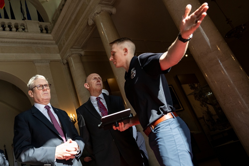 British Prime Minister Keir Starmer Visits Arlington National Cemetery