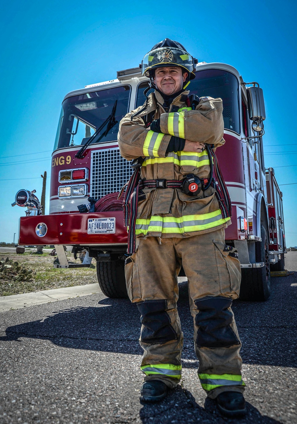 Air Force Contracted Fire Department Lends Helping Hand to Gila Bend Emergencies