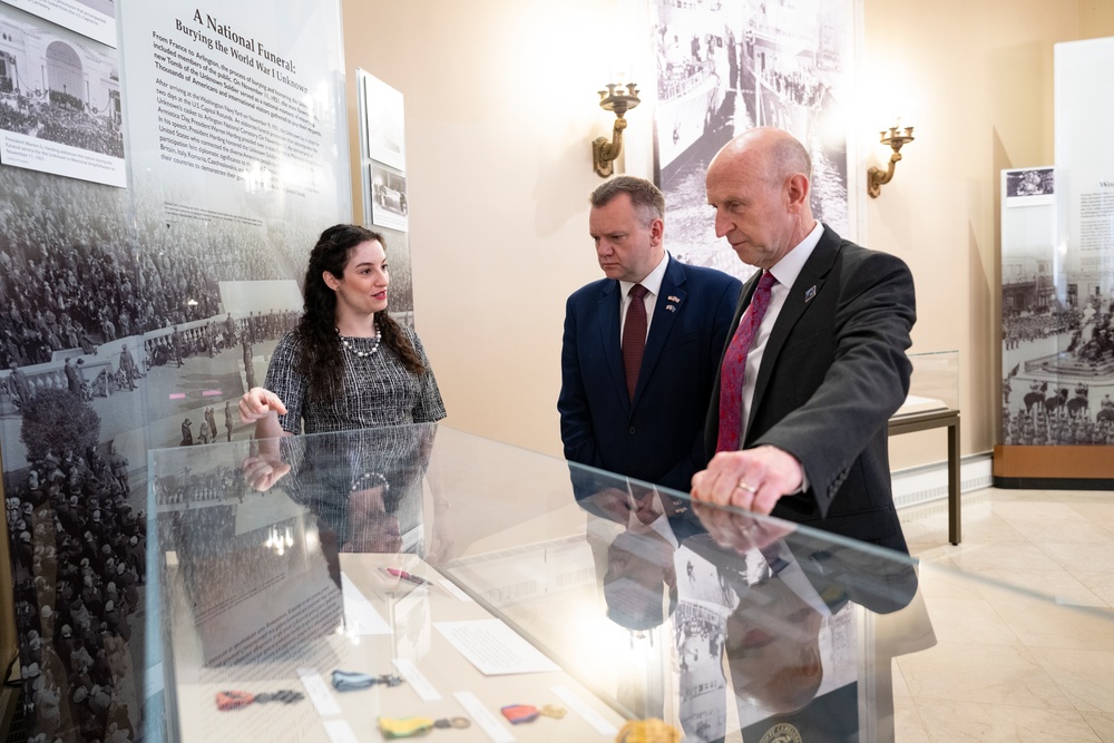 British Prime Minister Keir Starmer Visits Arlington National Cemetery